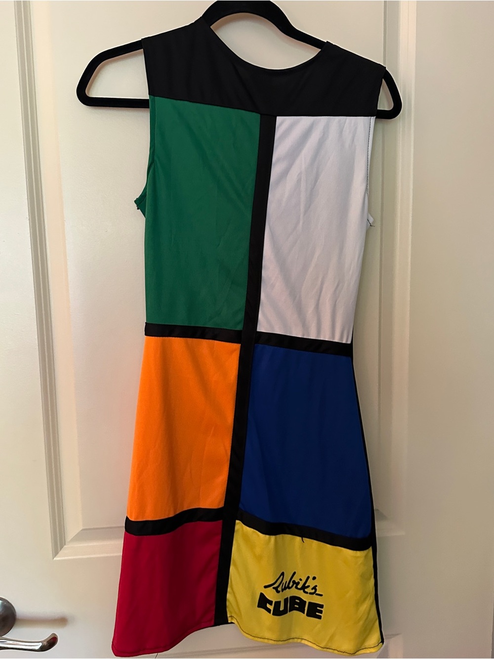 Rubix Cube Dress Halloween Costume Women's Sz Small